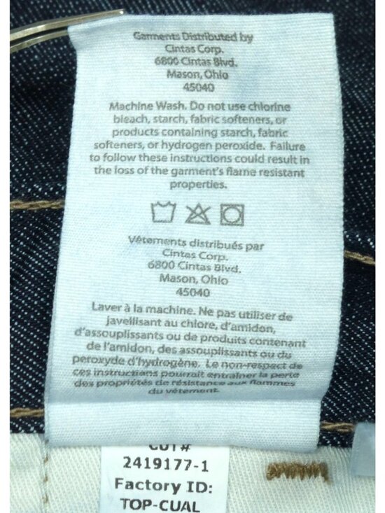 Carhartt FR Mens Flame-Resistant Denim Work Jeans 32x30 Relaxed Fit - Picture 14 of 16